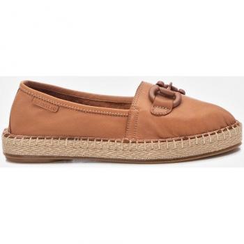 Mocasines de piel para mujer 160506 Camel