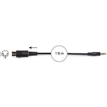 Cable de Audio JACK 3.5mm a DIN 5Pin, Longitud 1.8m