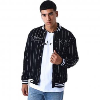 Project X Paris Varsity Striped Jacket
