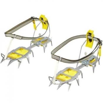 Salewa Alunal 2.0 Step-In Antiboot - Crampones gris steel/yellow Talla:uni