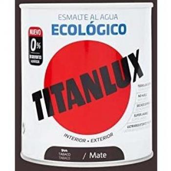 Esmalte al agua ecologico mate 250 ml tabaco