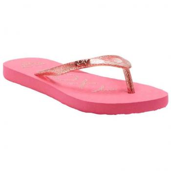 Roxy - Chanclas para Niña Viva Sparkle Rosa