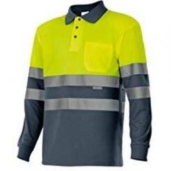 VELILLA 175 - Polo Bicolor Manga Larga