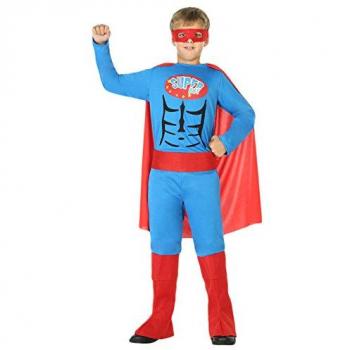 Disfraz de Superhéroe Multicolor Th3 Party para Niños (4 Piezas) 7-9 Años
