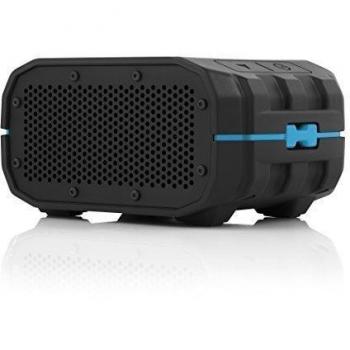 Braven BRV-1 Glacier - Altavoz inalámbrico portátil, negro con detalle azul