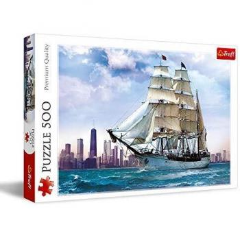 Puzzle 500 piezas Trefl - Navegando hacia Chicago