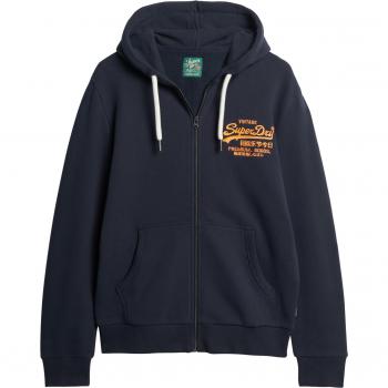 Superdry Vintage Logo Neon Zip Hoodie