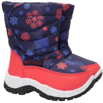 Mountain Warehouse Botas de nieve Caribou estampadas para niño Azul 23