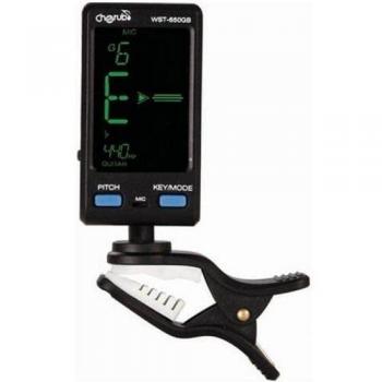 Cherub WST-650GB Guitar/Bass Tuner / Afinador para Guitarra/Bajo, negro
