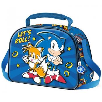 Bolsa Portameriendas 3D Lets Roll Sonic The Hedgehog - Karactermania
