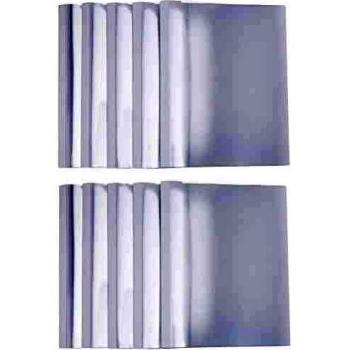LEITZ 177159 - Tapas encuadernación térmica transparentes PVC 150 micras contratapa cartoncillo 245 gr. Lomo 3 mm