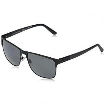 Ralph Lauren PH3128 Polarized Matte Balck Men's Sunglasses