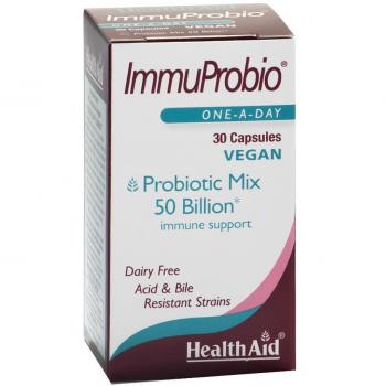 Health Aid Immuprobio 50 Billion CFU 30 Vegetarian Capsules