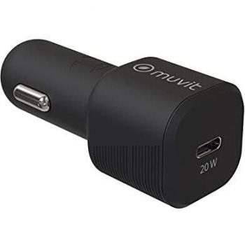 MUVIT para Cambio DE Carga VOITURA PD USBC 20W Noir
