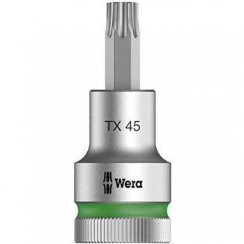 Vaso de punta TORX® Zyklop 1/2 con función de retención T45 x 60 mm Wera