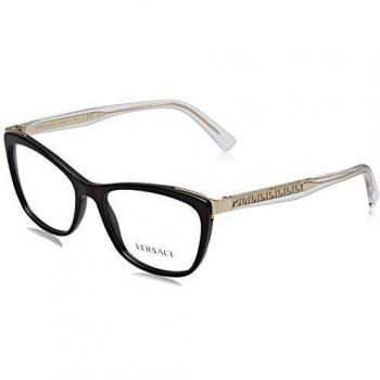 Versace Women's 0Ve3255 Eyeglass frames, Black, UK 26