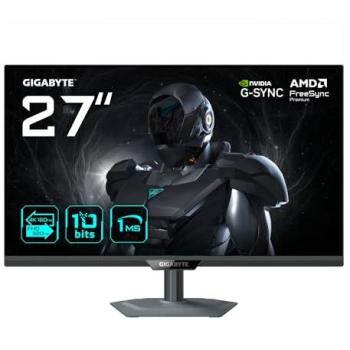 Monitor Gaming GIGABYTE G27UP 27 4K UHD Dual Mode (160Hz/320Hz) 1ms FreeSync Premium HDR10