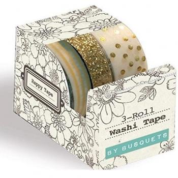 Dispensador washi tape oro Scrap coquette