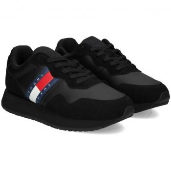 Tommy Hilfiger Modern Runner Sneakers - Black - Size 40 - Mesh/Synthetic