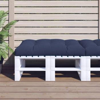 Almohada de paleta azul marino 120x80x12 cm, Cojín para sofá de palets de tela azul marino 120x80x12 cm Vidaxl Azul
