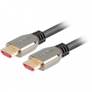 Lanberg CA-HDMI-30CU-0018-BK Cable HDMI V2.1 8K 60Hz Macho/Macho 1.8m Negro