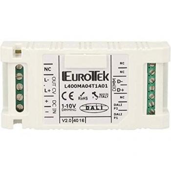 Dimmer LED Monocanal PWM 12A Controlado por Pulsador N.O. 0-10V 1-10V DALI Potenciómetro