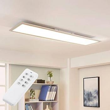 Panel LED Arcchio Lysander 119cm 36W CCT Plata, Lámpara de oficina y lugar de trabajo, hecho de Aluminio