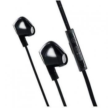Omenex auriculares In-Ear con micrófono, color negro