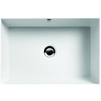 Lavabo bajo encimera Ideal Standard Strada 59,5x43,5x17 cm blanco con sobrepresión y sin orificio para grifería