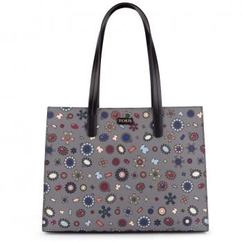 Tous Shopping Teatime, Shopper para Mujer, Multicolor