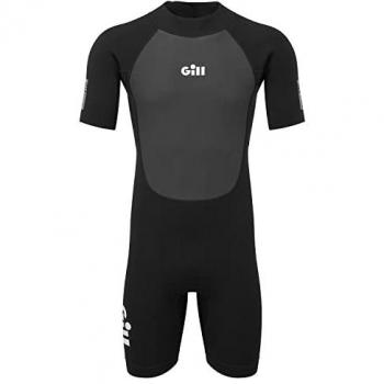 Gill Traje Corto Pursuit Negro Monos - Traje de neopreno corto para hombre, modelo 5031, color negro, talla S