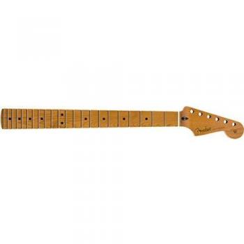 Fender Genuine Roasted Maple Stratocaster Neck with 22 Jumbo Frets, Flat Oval Shape