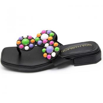 Sandalias de Mujer Noa Harmon Modelo 9697-0006 Color Negro