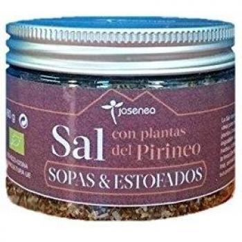 Josenea Tarro Sal Con Plantas Sopas Y Estofados Bio 80 Gr - 100 g