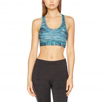 Adidas TF B Macrohth Sujetador Deportivo, Mujer, Azul