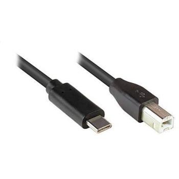 Cable USB 2.0 de 5 m, conector C a conector B - GOOD CONNECTIONS GC 2510-CB050