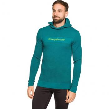 Sudadera de hombre Tromso Trangoworld - Camiseta de trail running manga larga verde (L)