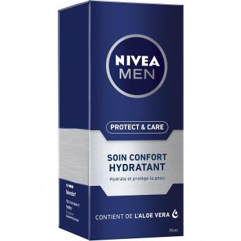 Nivea Men Crema Hidratante Confort Original 75 ml con Vitamina B5 y Aloe Vera