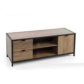 Mueble para TV Bajo Industrial Marrón 124 x 39 x 45 cm