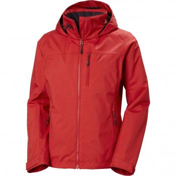 Helly Hansen Women’s Crew Hooded Waterproof Midlayer Jacket 2.0 Red