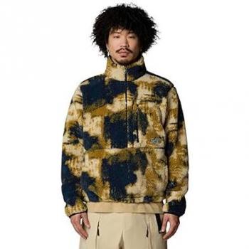 North Face Extreme Pile 2 Pullover - Unisex Sherpa Fleece Jacket in Midnight Petrol Blue, Size M