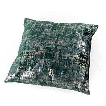 Cojín tornasol Verde (42x42x10), Incluye Relleno