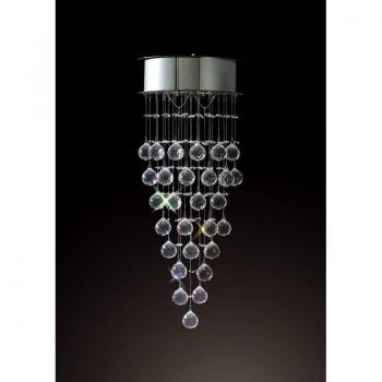 Aplique de pared Colorado 2 luces cromo pulido y cristal