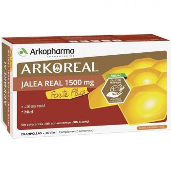 Arkoreal Jalea Real Fresca 1500mg Sin Azúcar 20 Ampollas - Arkopharma