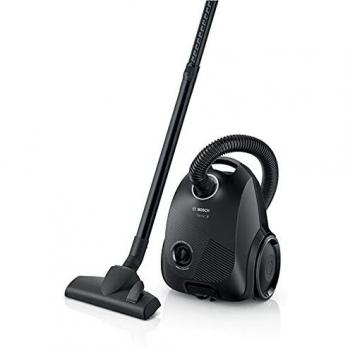Bosch Serie 2 BGBS2LB1 Aspirador Trineo con Bolsa, Capacidad 3.5 L, Potencia 600W, Nivel de Ruido 80 dB, Color Negro