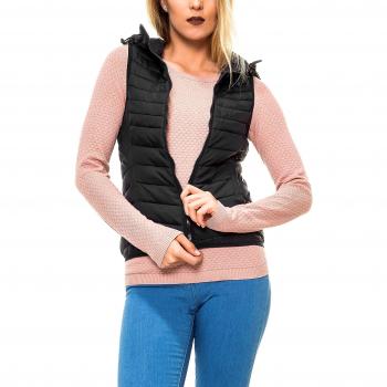 Only - Chaleco Mujer Color: Negro Talla: XL
