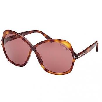Tom Ford Rosemin Stylish Sunglasses FT1013 - Brown/Violet, 64mm