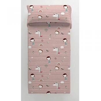 HACIENDO EL INDIO Colcha, Materiales Varios, Blanco, 200 x 260 cm