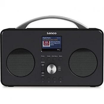 Reproductor Portátil de Radio y CD Lenco PIR-645 Negro