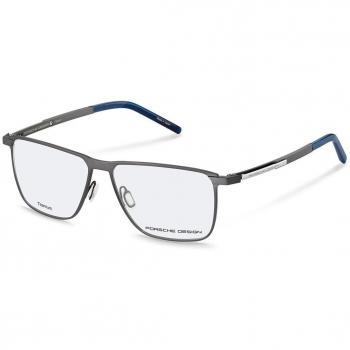 Porsche Design P8391 B Armazones para Hombre Grises, Lentes Recetadas Para Hombre Grises, Gafas Recetadas para Hombre Grises